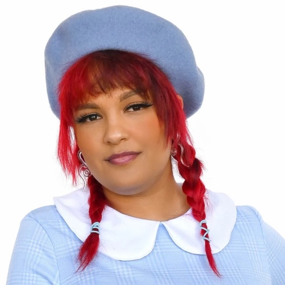 My Violet Accessories - My Violet Periwinkle French Dreams Wool Beret